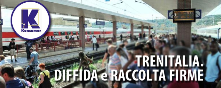 Disservizi TRENITALIA: partono diffida e raccolta firme