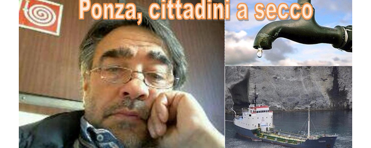 Ponza, manca l'acqua potabile, disagi per i cittadini.