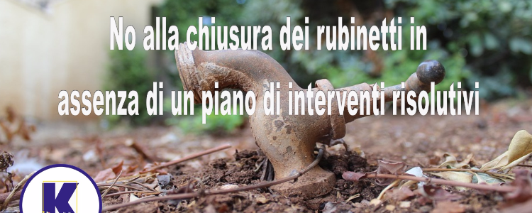 Contro la siccità serve un piano di interventi risolutivi