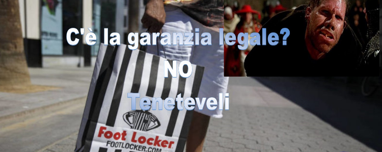 I vostri prodotti hanno la garanzia legale? NO