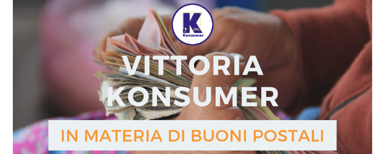 Vittoria konsumer in materia di Buoni Postali