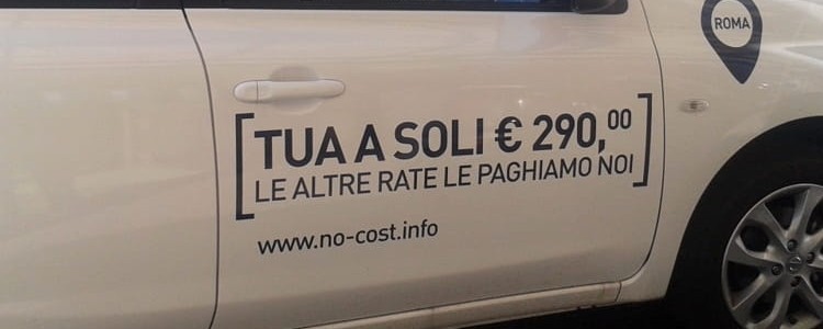 Auto NO COST, Konsumer Italia inserita nel procedimento aperto dall'Agcm