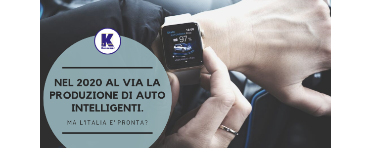 Nel 2020 al via la produzione di auto intelligenti, ma l'Italia è pronta?