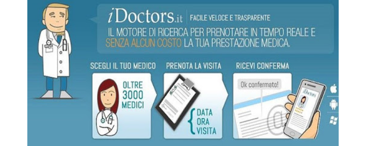 IDoctors.it: Prenota online la tua prestazione medica senza alcun costo